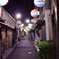 路地裏の夕暮れ