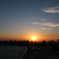 夕日に魅せられて。