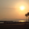 須磨海岸の夕陽