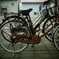 錆びた自転車