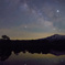 鳥海山と天の川　2