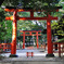 神社にて　②