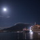 月夜の桜島