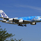 「青が大好き」ANA Flying Honu JA381A Landing