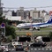 飛行機の通る街