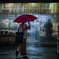 雨の帰り道
