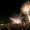 Candle and fireworks