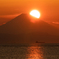 東京湾の夕日３