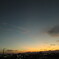 鈴鹿山脈系　三重県側からの夕焼け