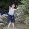 川遊び