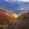 紅燃える山
