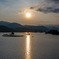 秋元湖の夜明け