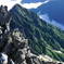 槍ヶ岳の山頂から