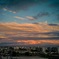 青空と夕焼け
