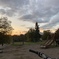 sunset by the park