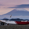 茅ヶ崎ヘッドランドからの富士山