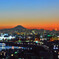 秋の夕景