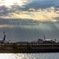 今朝の羽田空港には、レンブラント効果の光が注いでおりました