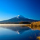 晩秋の河口湖