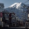 富士のある街並み