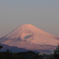 P1190324　11月30日6時45分 朝焼けの富士山