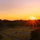 夕日