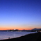 江ノ島と富士山