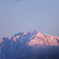 立山連峰　雪の剣岳
