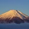 赤富士の朝