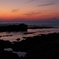 海と　夕焼けと　ちょっぴり富士山