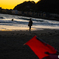 Red flag in the sunset♪