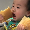 朝食はホットケーキ