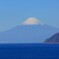 土肥温泉付近からの富士山