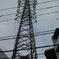 見上げる