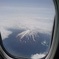 飛行機からの富士