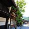 奈良井宿　街道の緑