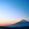 富士の夕暮れ