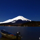 月明りの富士山