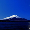月と富士山