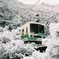 雪の貴船口駅