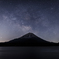 富士山と天の川