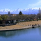 立山連峰と環水公園