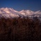 御嶽山の夜明け