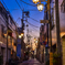 夜明けの商店街