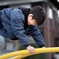 近所の公園にて