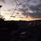 夕方の町