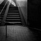 Light on the stairs by B/W