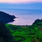 浜野浦の棚田の夕焼け