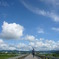 夏空と橋