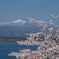 蔵王連峰と釜房湖